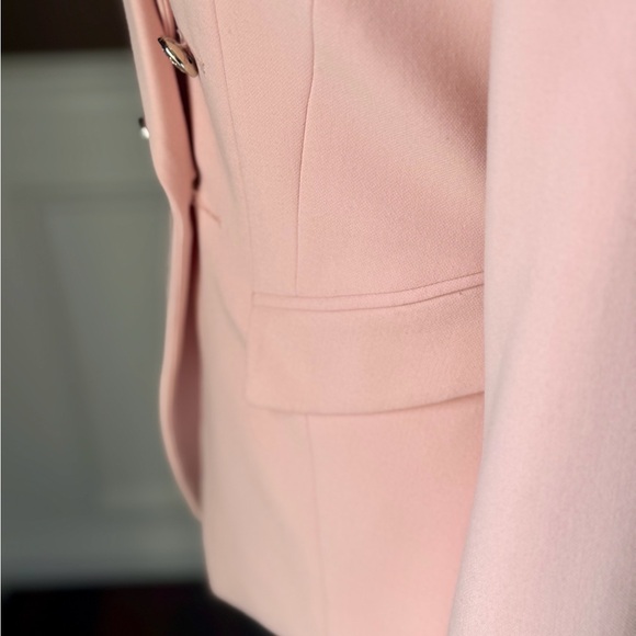 White House Black Market Bouble-Breasted Blazer Pink Size 0 - Picture 5 of 16